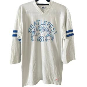 Vintage 80s The Beatles Beatlefest 1988 Single Stitch Shirt Adult XL
